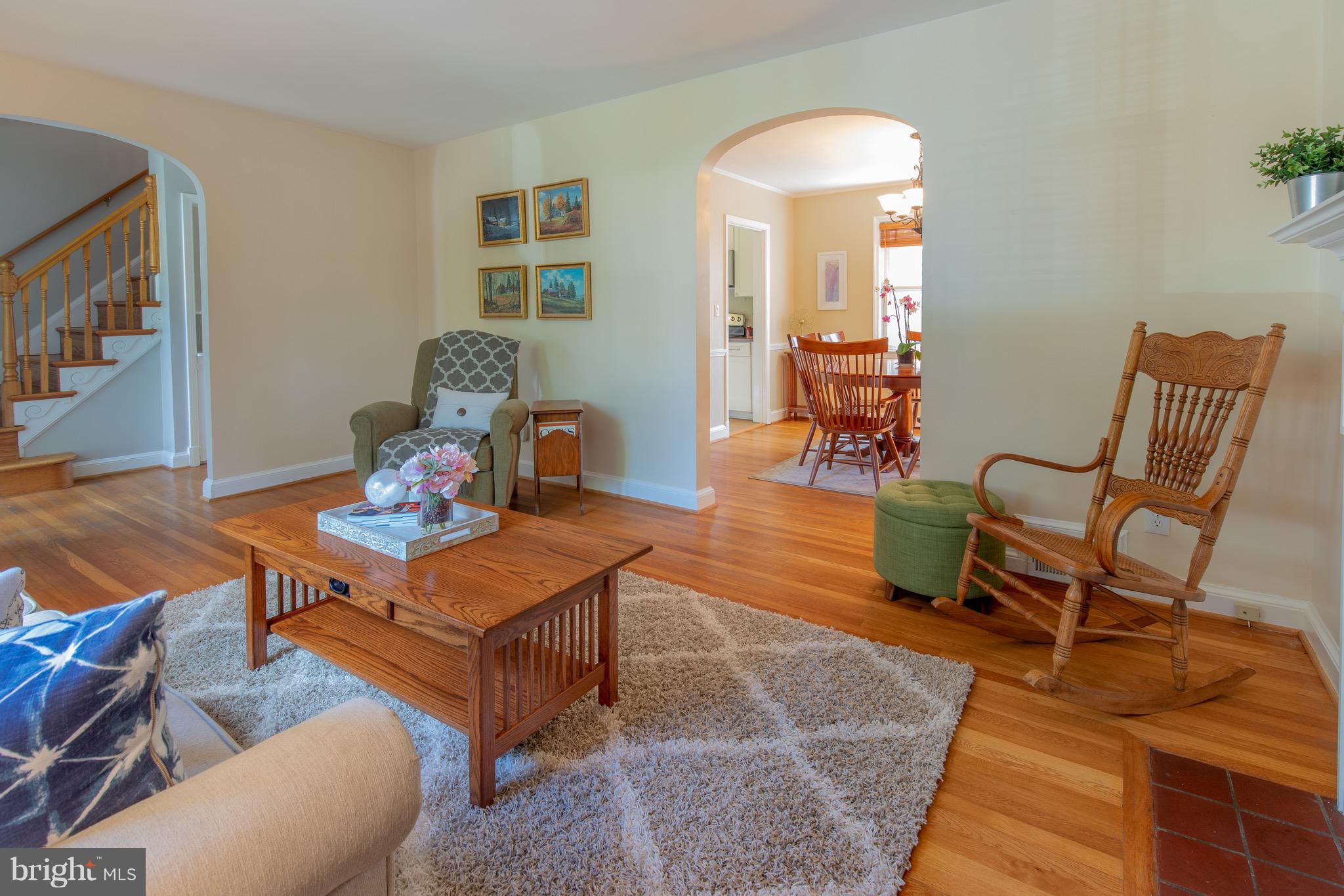 9522 Saybrook Avenue Silver Spring, MD 20901 - Photo 3 of 29 a living room with furniture and wooden floor