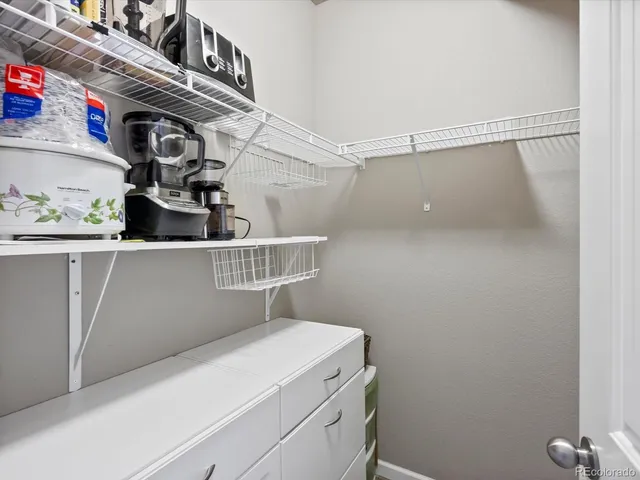 a close view of utility room