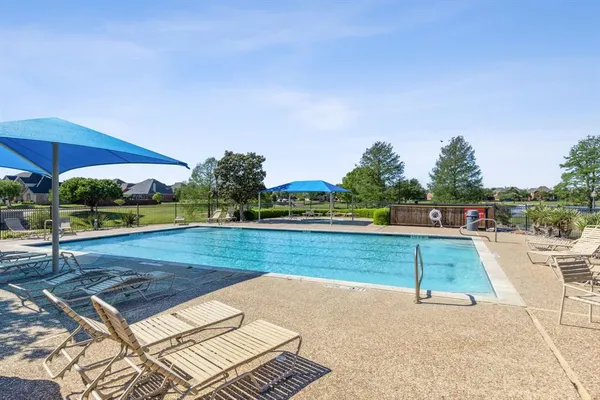 a view of a terrace with outdoor space