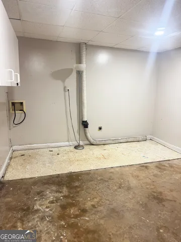 a view of a room with window