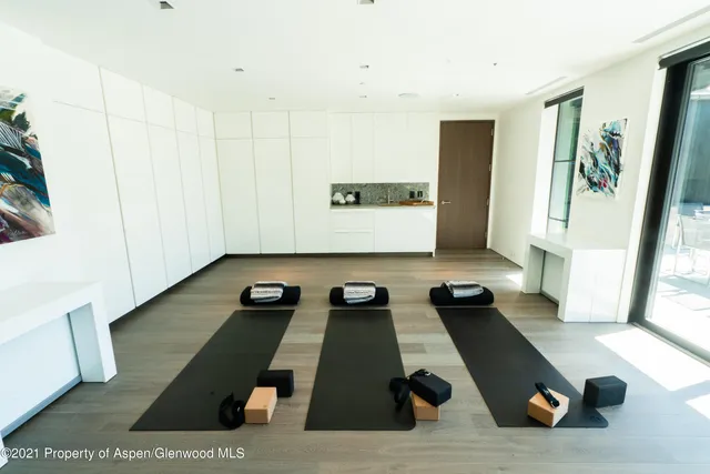 a room with furniture and window