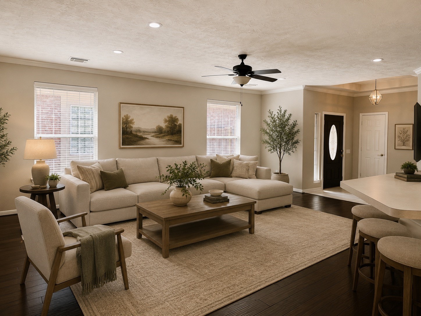 90 North Country Gate Circle Conroe, TX 77384 - Photo 17 of 43 Virtually staged living room