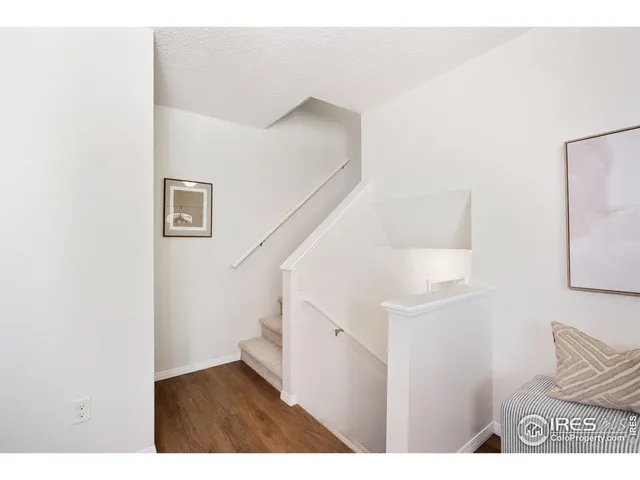 a view of an entryway with stairs