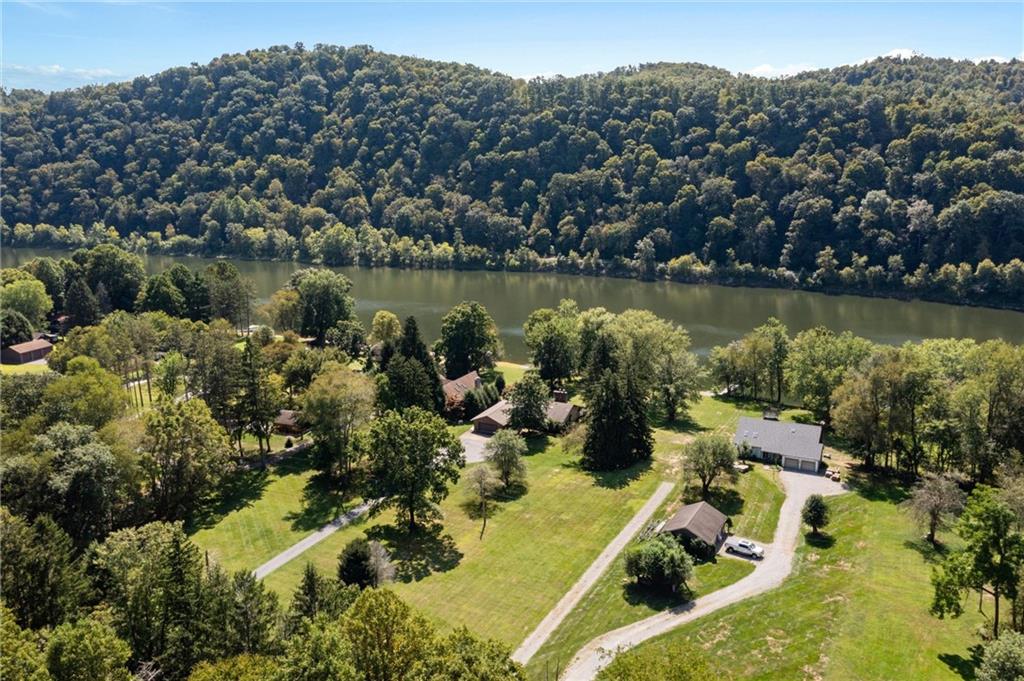 1164 River Road Freeport, PA 16229 - Photo 36 of 50 an aerial view of a house with a lake view