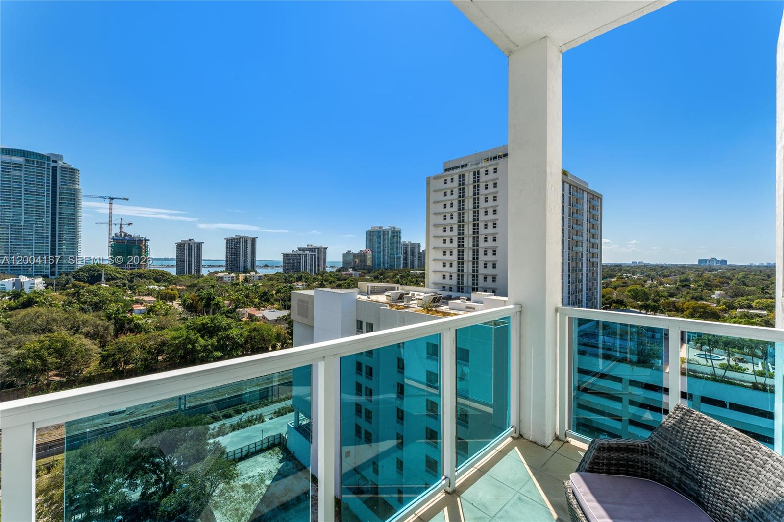 1723 Southwest 2nd Avenue, Unit PH2 Miami, FL 33129 - Photo 17 of 18 a view of a balcony with city view