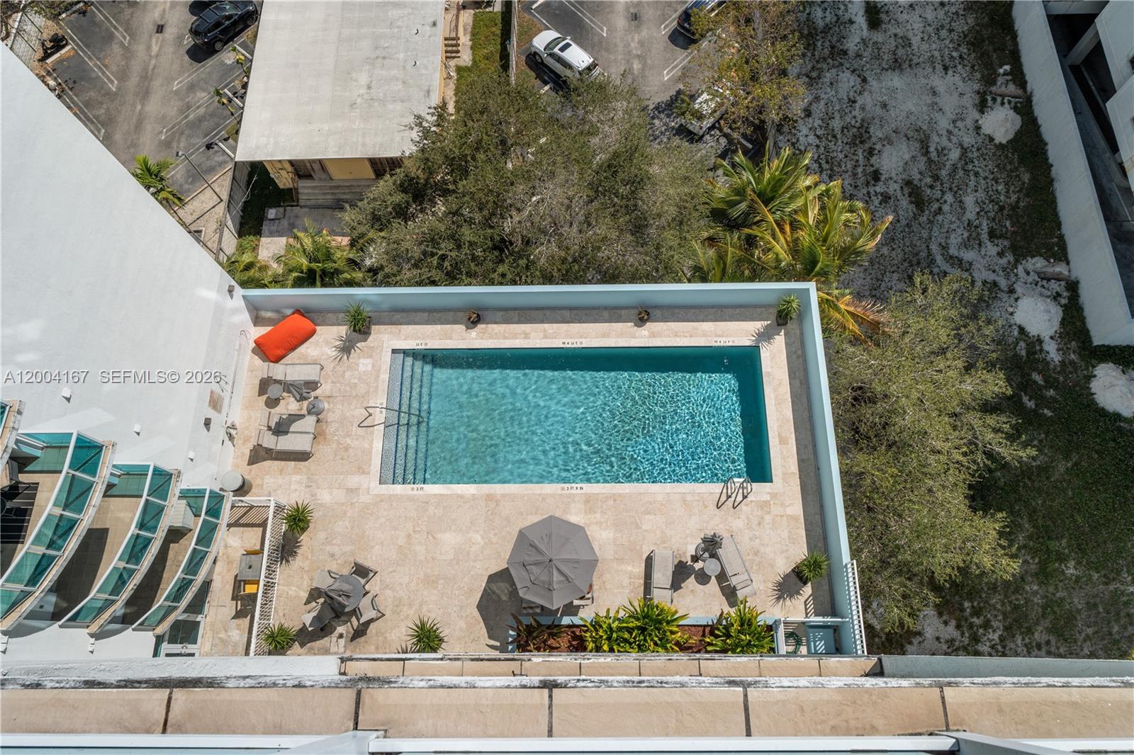 1723 Southwest 2nd Avenue, Unit PH2 Miami, FL 33129 - Photo 18 of 18 an aerial view of a house with garden space and street view