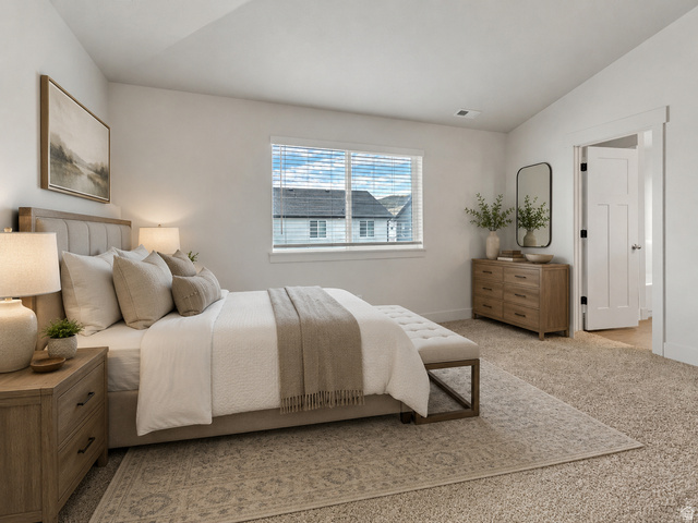 4572 Flower Point Eagle Mountain, UT 84005 - Photo 42 of 62 White-painted walls with textured carpeting