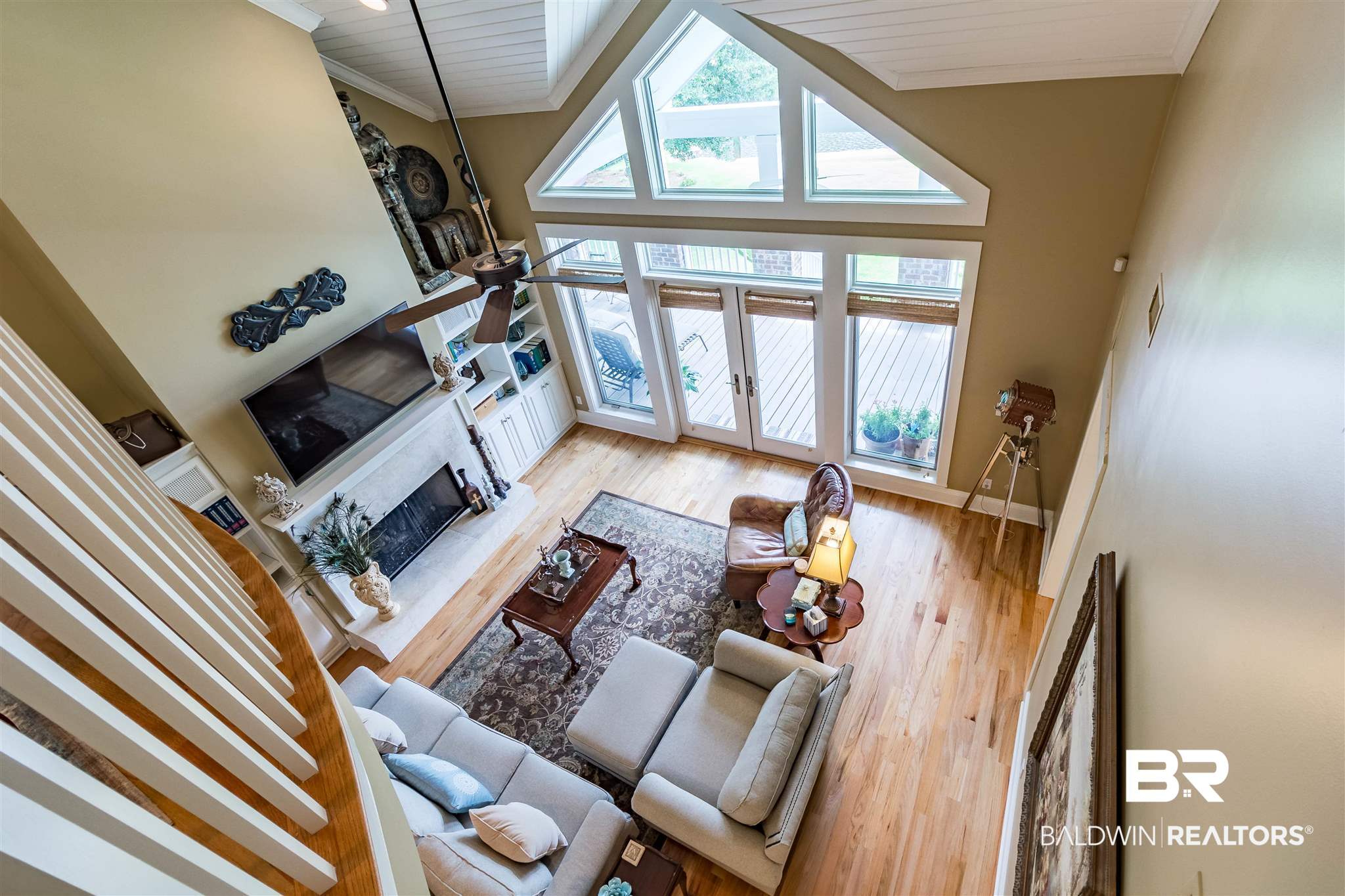 6548 East Quarry Drive Elberta, AL 36530 - Photo 19 of 50 View of LR from upstairs