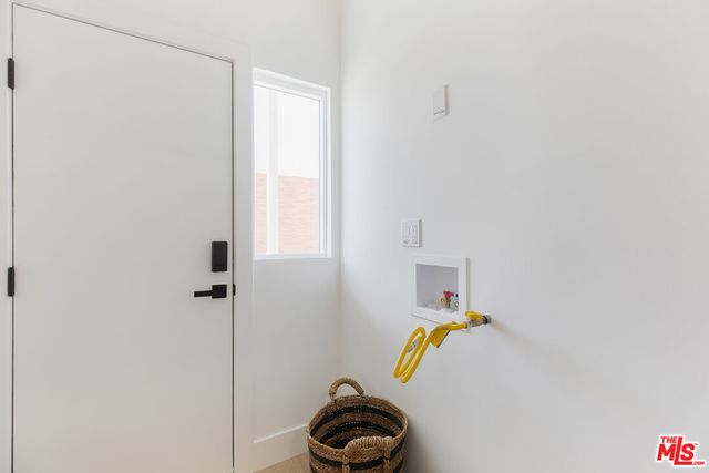 a bathroom with a window