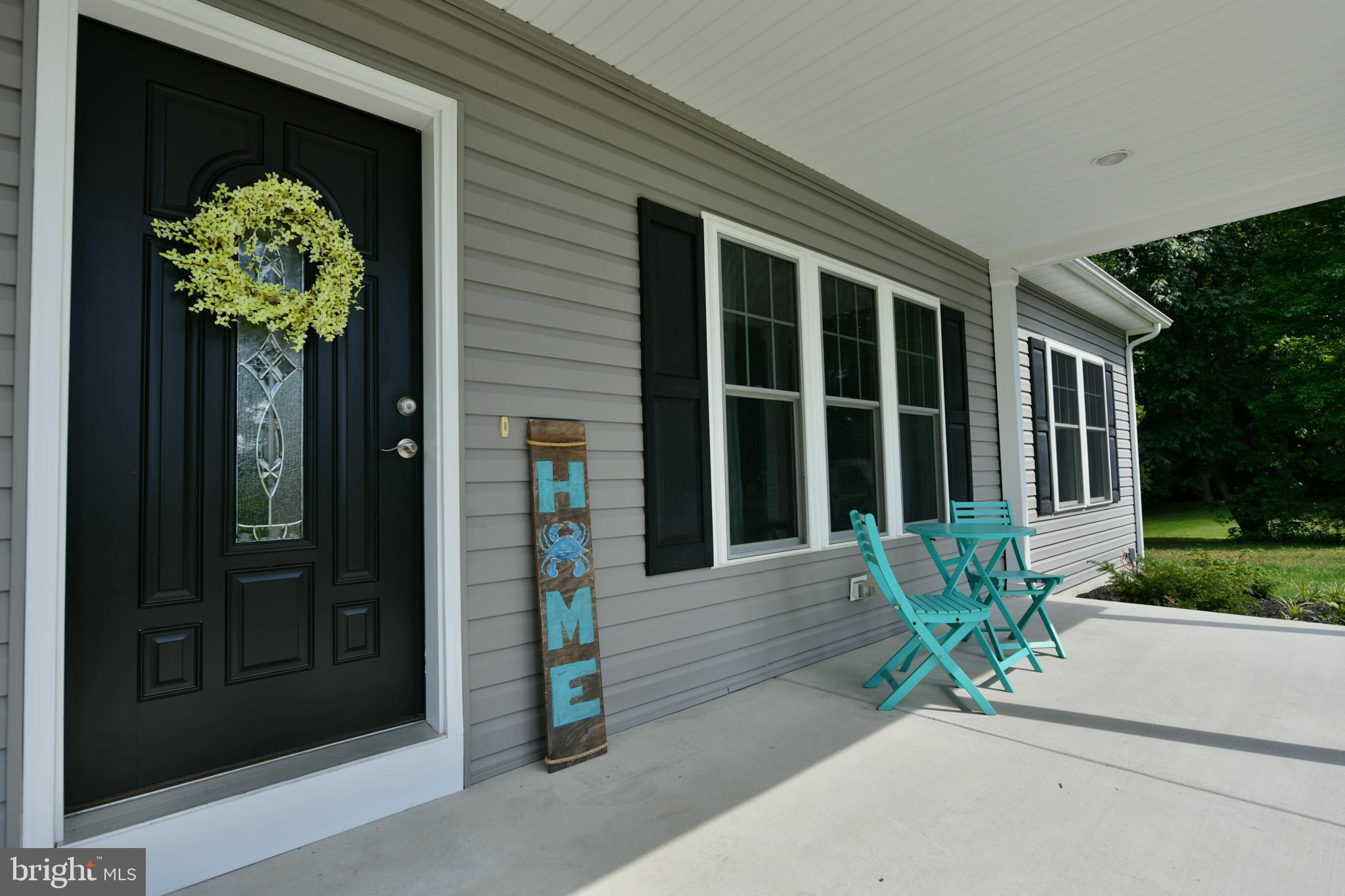 11329 River Road Ridgely, MD 21660 - Photo 4 of 30 Covered Porch for Front Porch Sittin'!