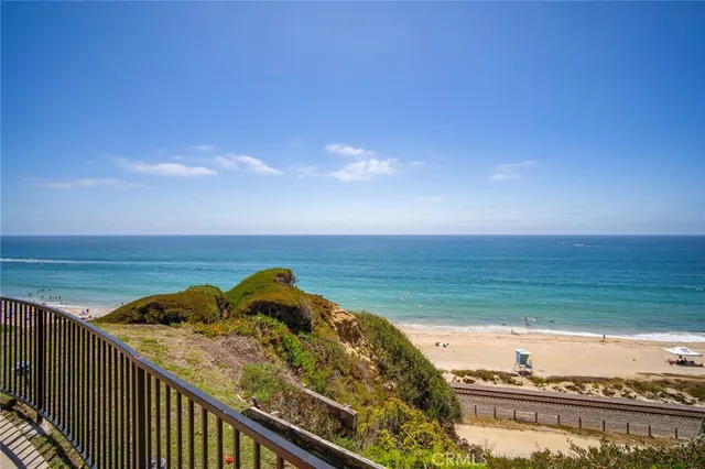 a view of a city and an ocean view