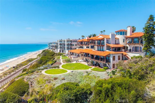 a view of ocean from a balcony