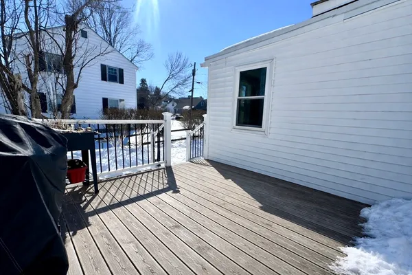 a view of a roof deck