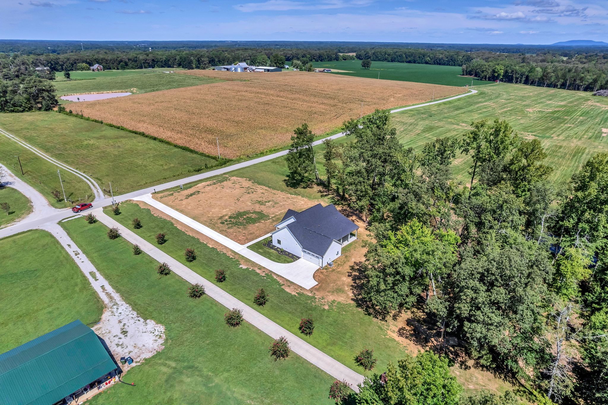1694 McAfee Road Morrison, TN 37357 - Photo 4 of 41 an aerial view of a football ground