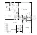 a view of a house with swimming pool and sitting area