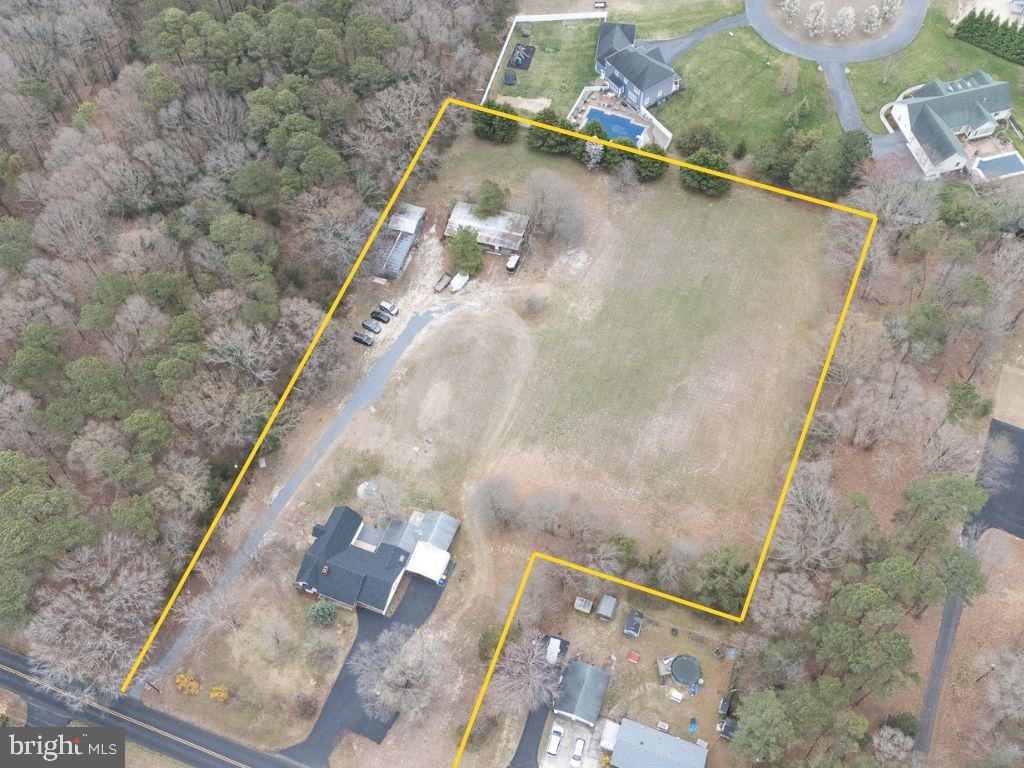 24163 Old Meadow Road Seaford, DE 19973 - Photo 11 of 98 Aerial view highlights the expansive lot