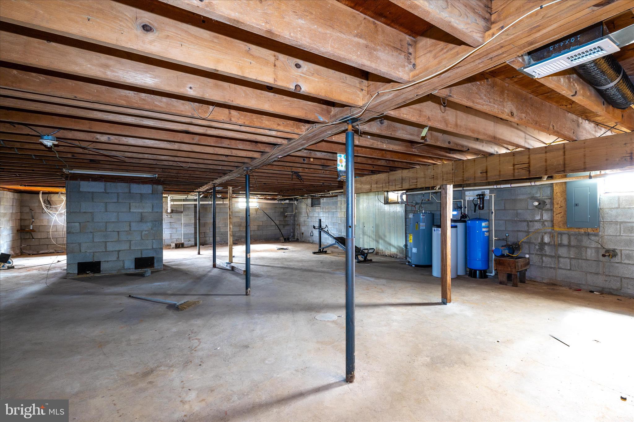 24163 Old Meadow Road Seaford, DE 19973 - Photo 12 of 98 Unfinished basement with ample storage space