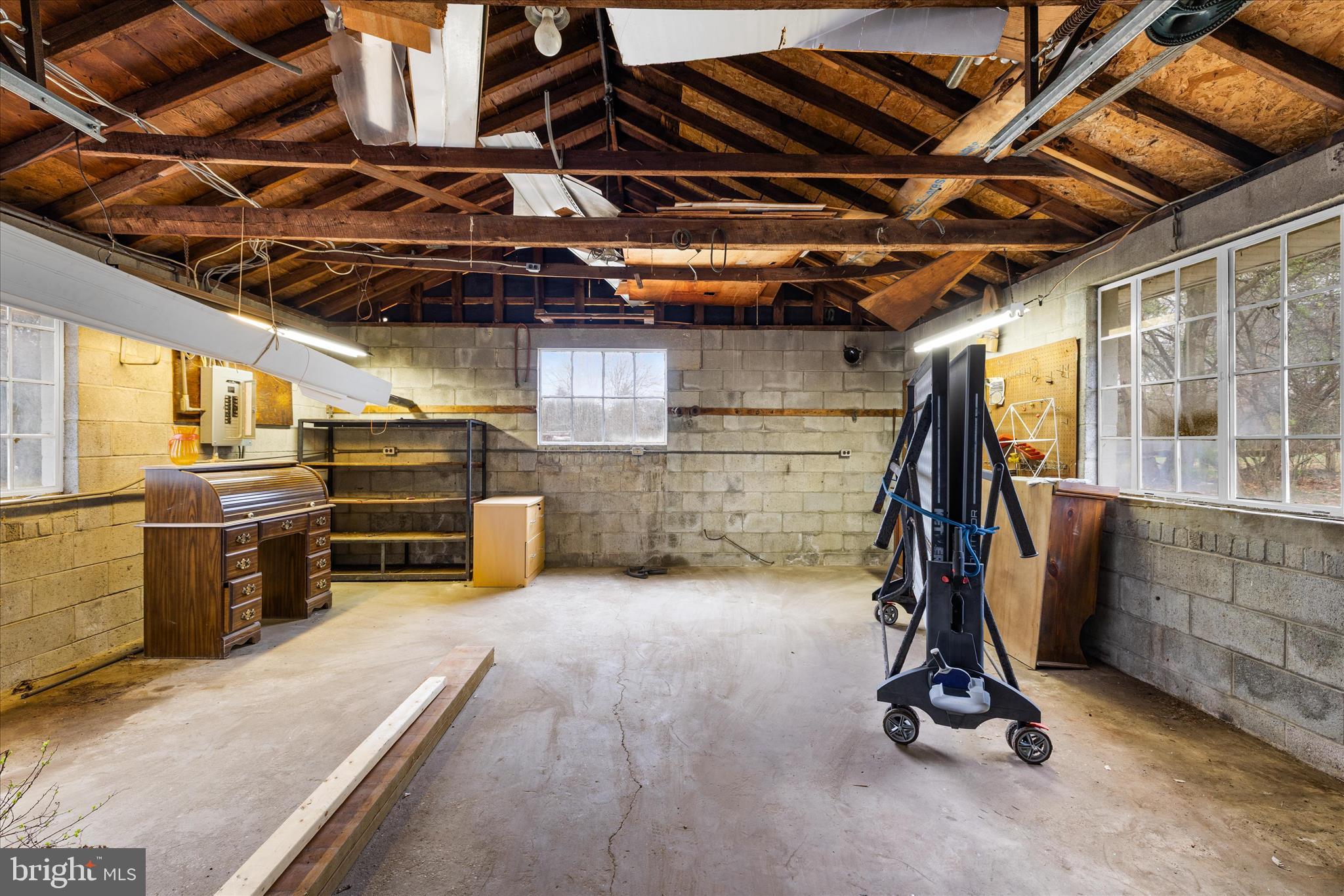 24163 Old Meadow Road Seaford, DE 19973 - Photo 52 of 98 Attached garage with workshop or storage potential