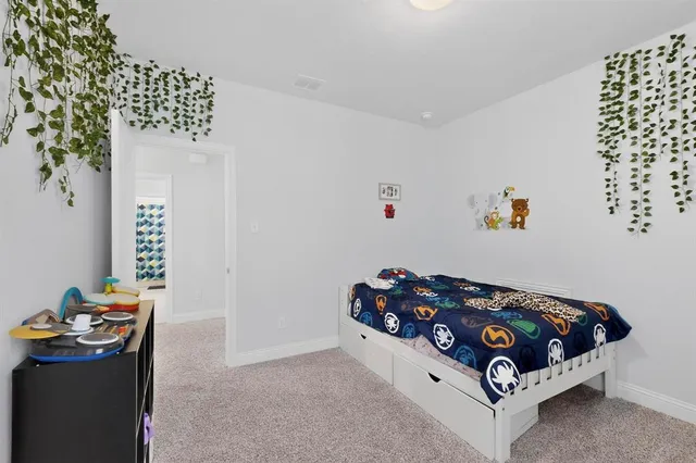 a view of a room with toys