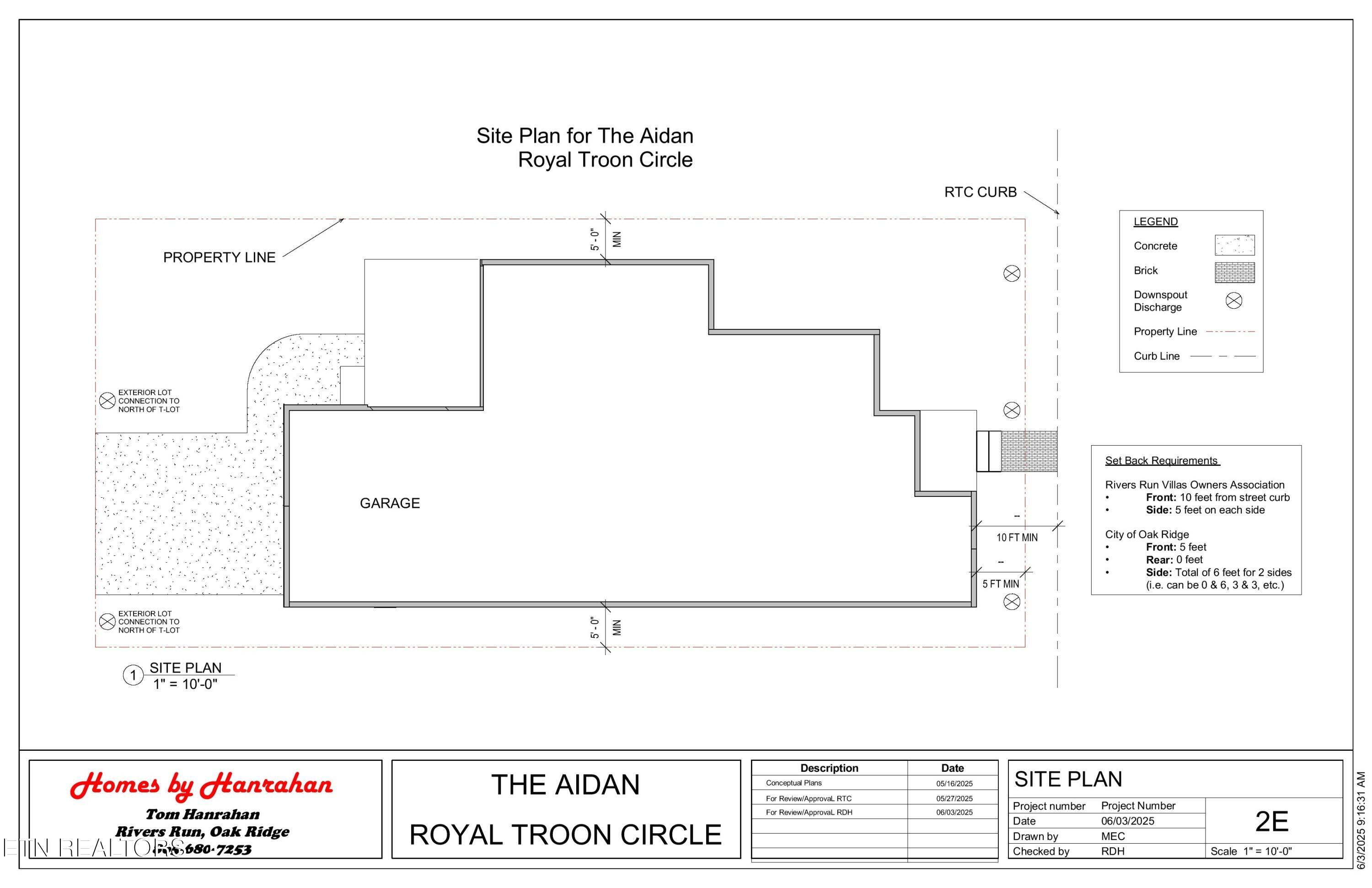 79 Royal Troon Circle Oak Ridge, TN 37830 - Photo 12 of 31 2E Site Plan 2025-06-03 AIDAN