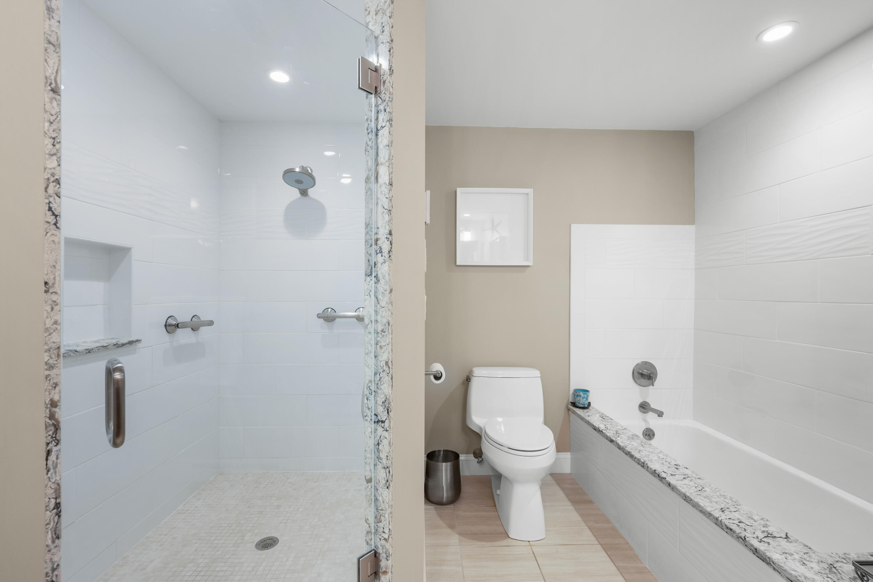 1 Belmont Road, Unit 542 West Harwich, MA 02671 - Photo 28 of 48 a bathroom with a toilet a sink and shower