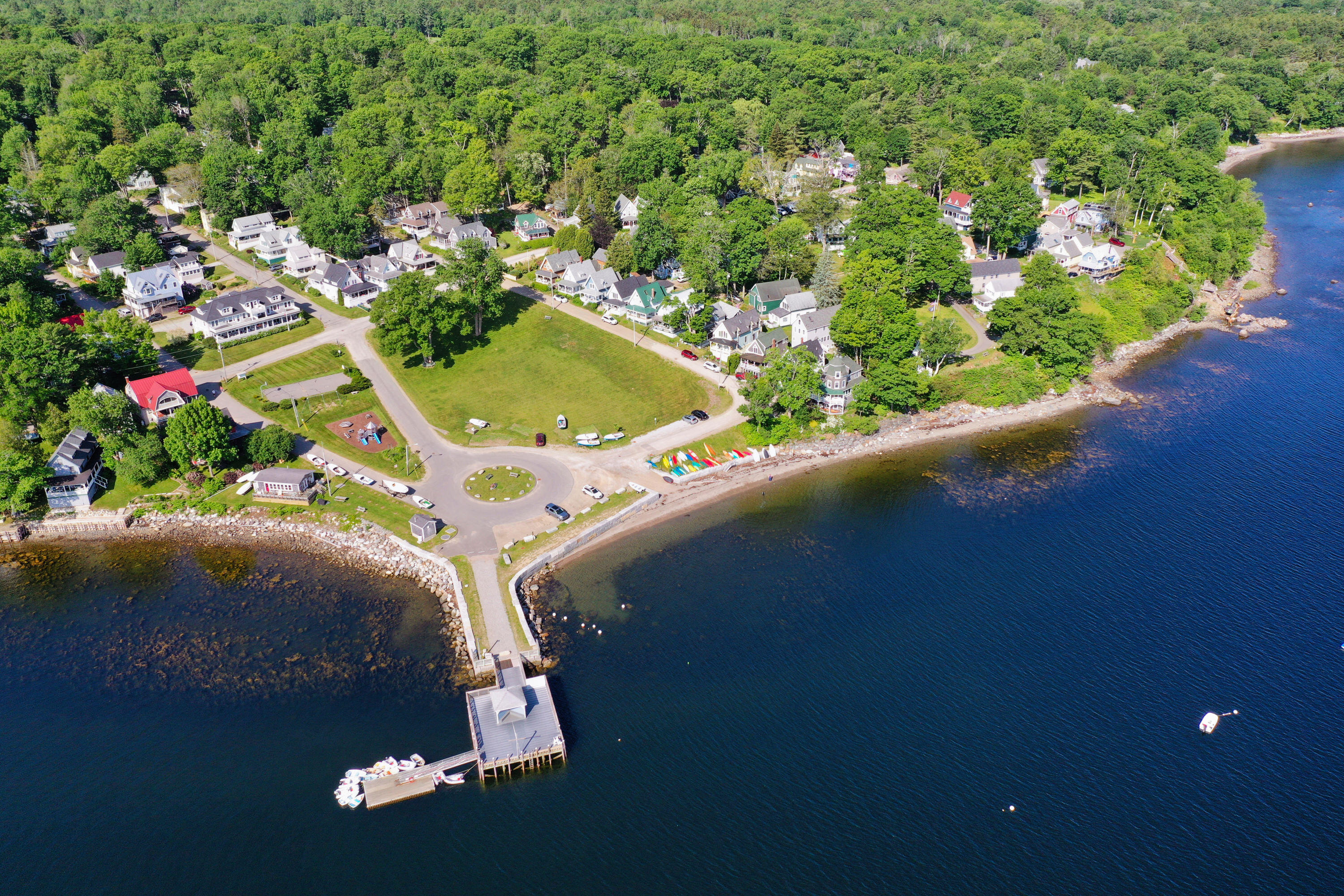 568 Bluff Road Northport, ME 04849 - Photo 4 of 46 Bayside Drone View 2