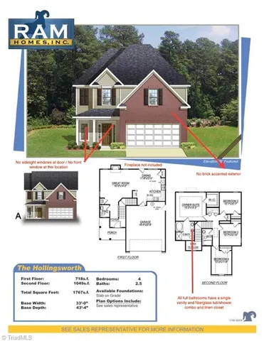 $294,900 | 4607 Byers Ridge Drive, Greensboro, NC 27405