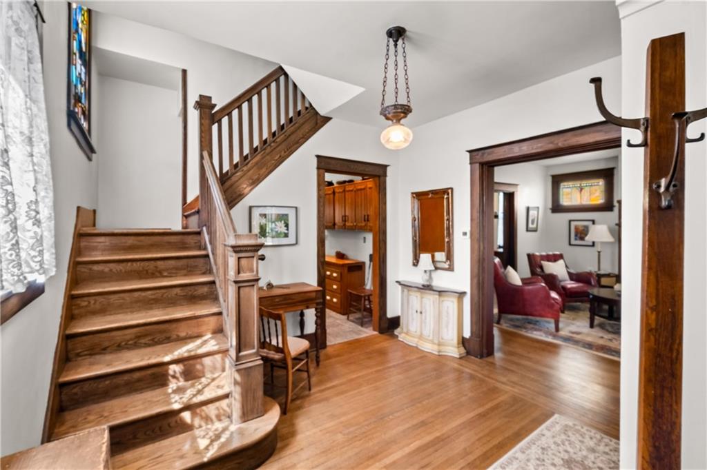 47 Ralston Place Mt. Lebanon, PA 15216 - Photo 7 of 44 Classic staircase and open foyer with timeless architectural detail