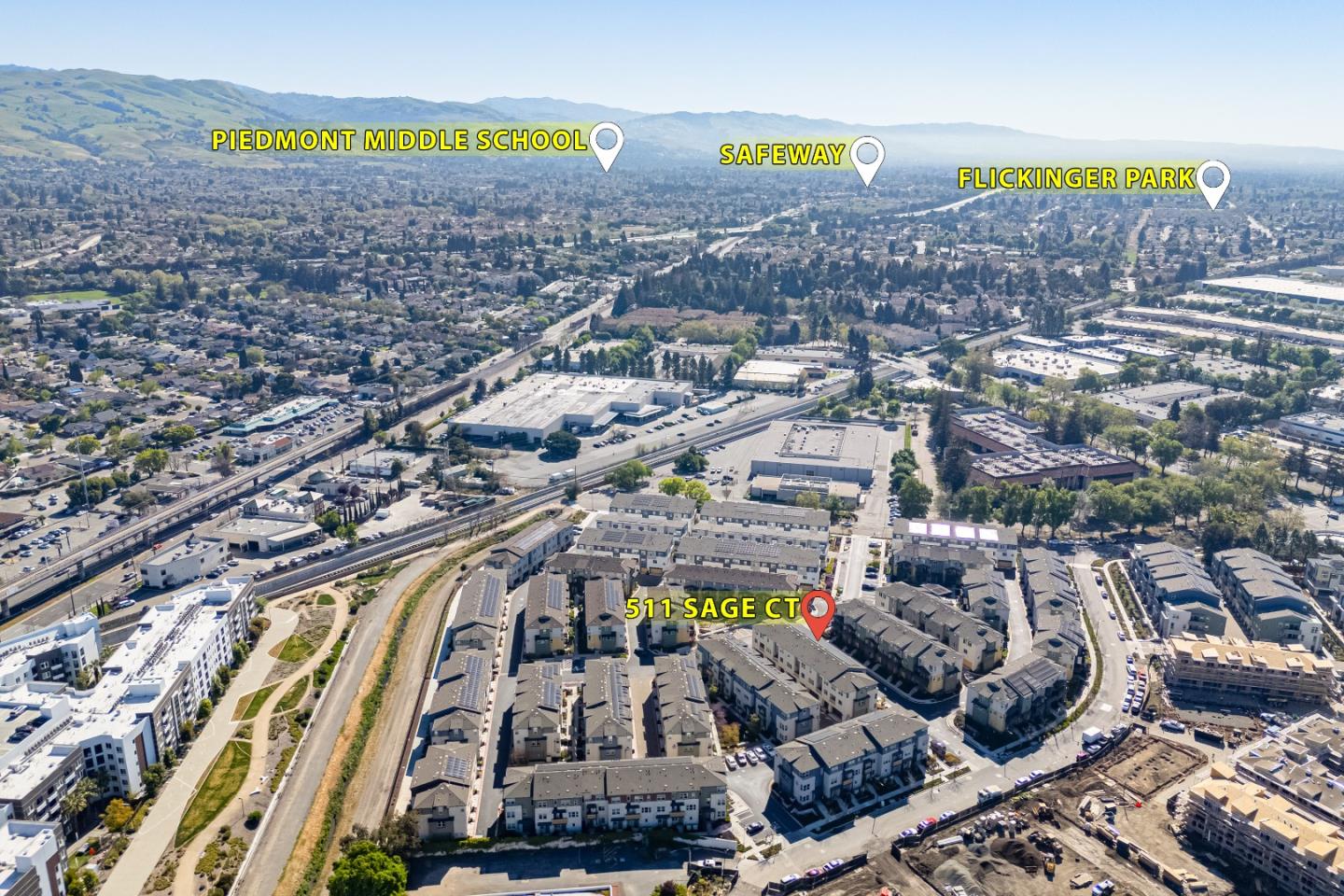 511 Sage Court Milpitas, CA 95035 - Photo 45 of 47 a view of a city