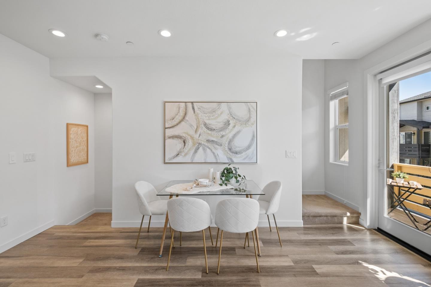 511 Sage Court Milpitas, CA 95035 - Photo 9 of 47 a view of a dining room with furniture and wooden floor