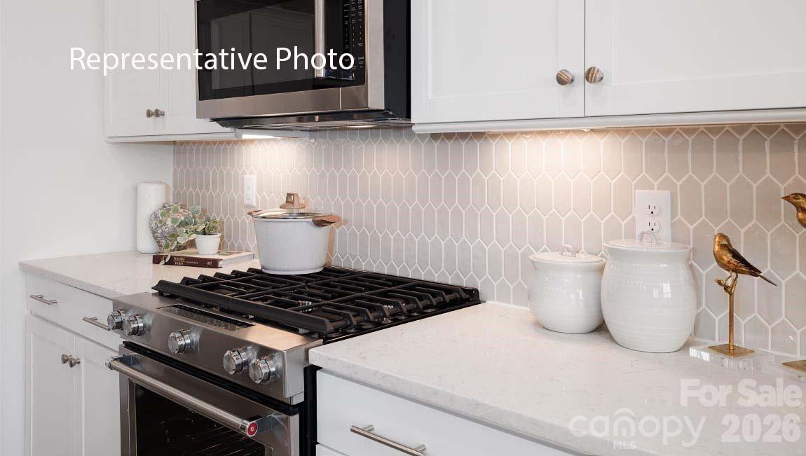 3221 Oberon Street York, SC 29745 - Photo 6 of 23 a kitchen with a stove and a microwave