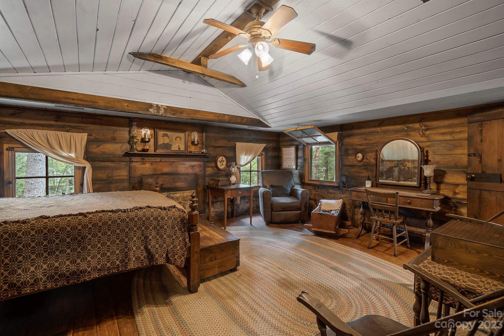 5646 Highway 18 Morganton, NC 28655 - Photo 25 of 37 a bedroom with furniture and a large window