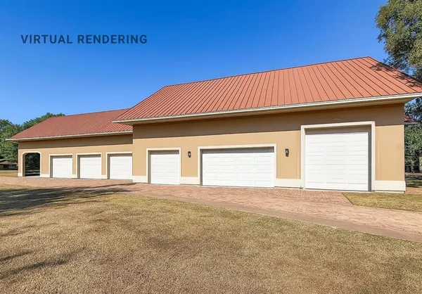 a view of a terrace with sitting area