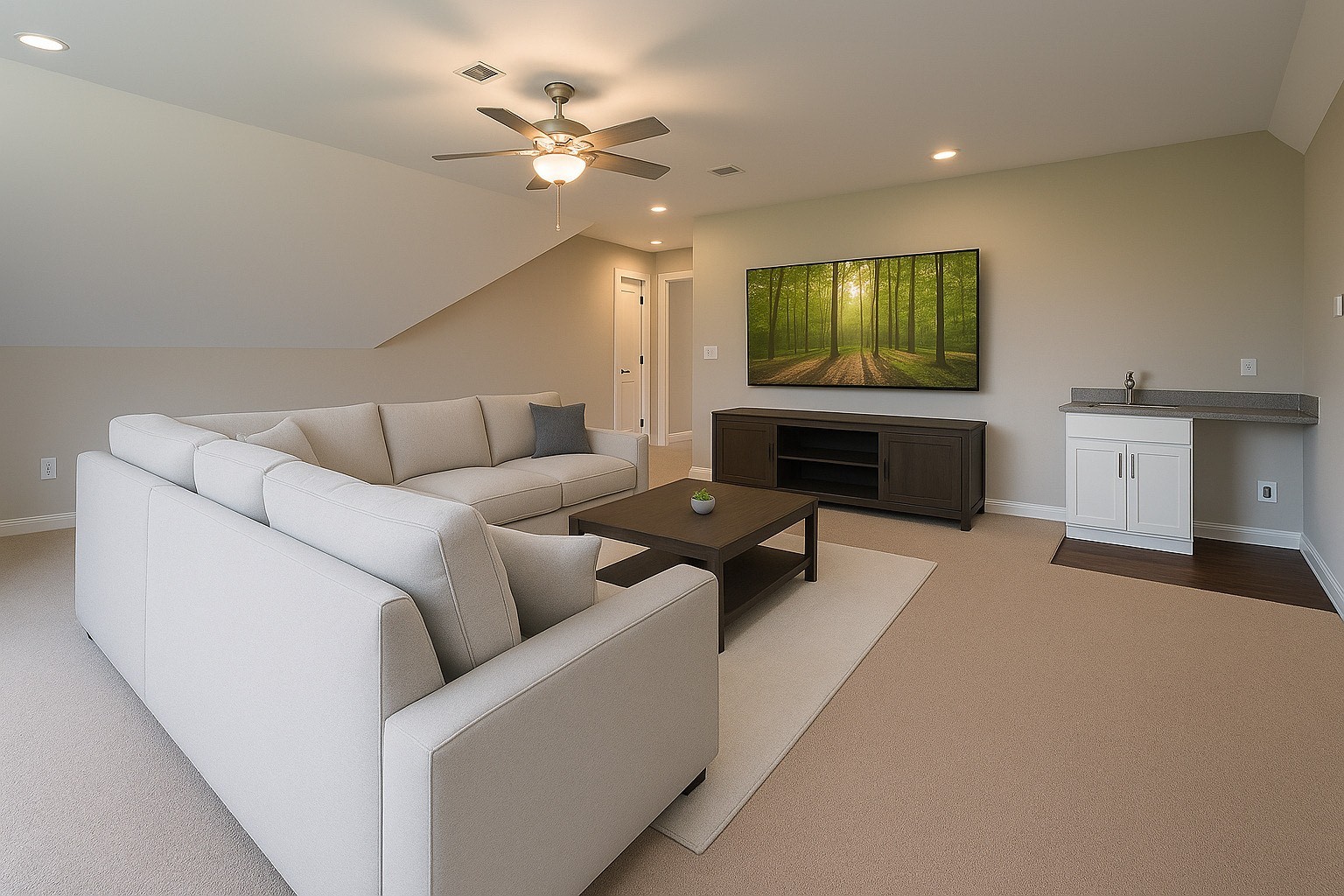 264 Dink Rut Road Portland, TN 37148 - Photo 43 of 56 a living room with furniture and a flat screen tv