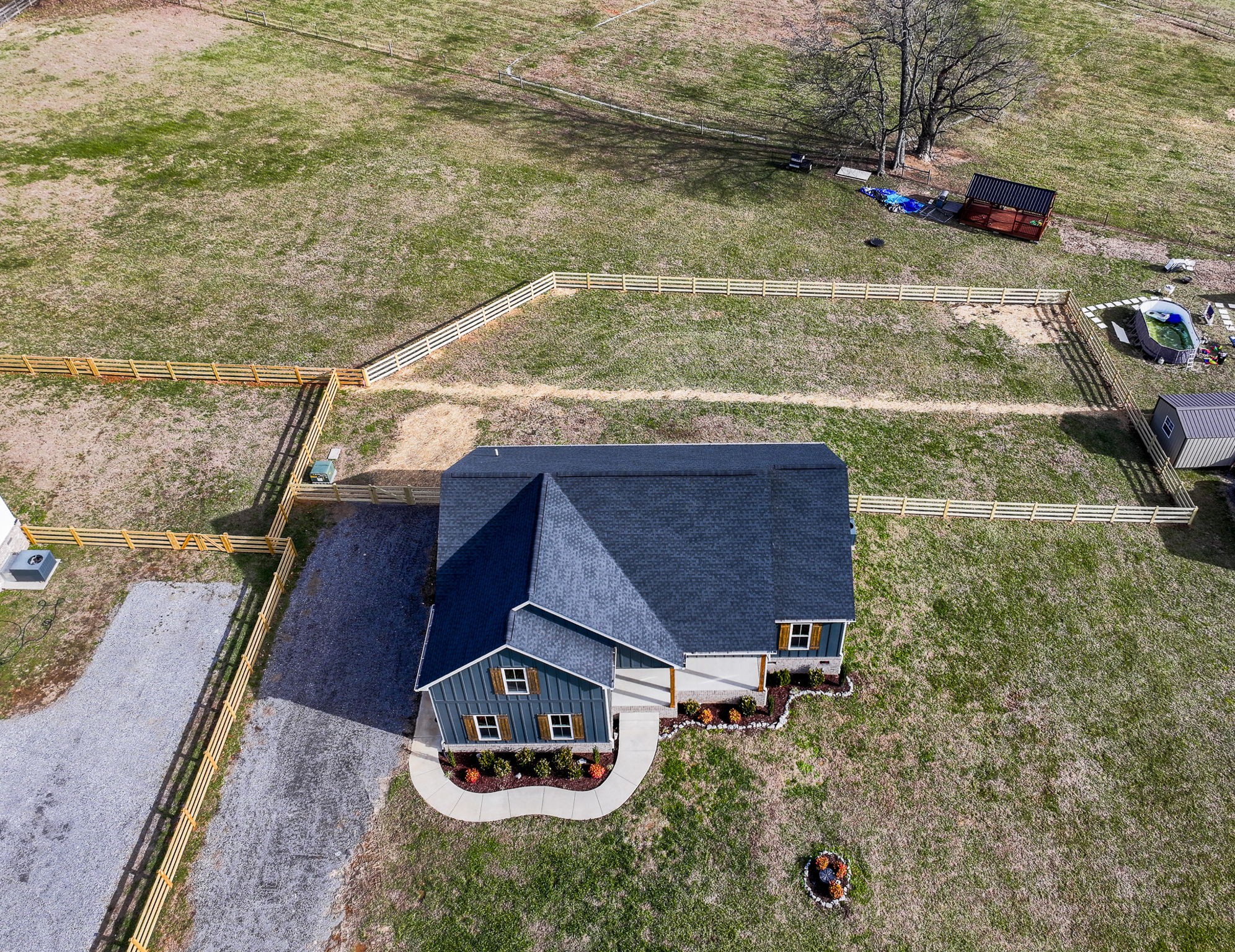 264 Dink Rut Road Portland, TN 37148 - Photo 9 of 56 a aerial view of a house with a yard