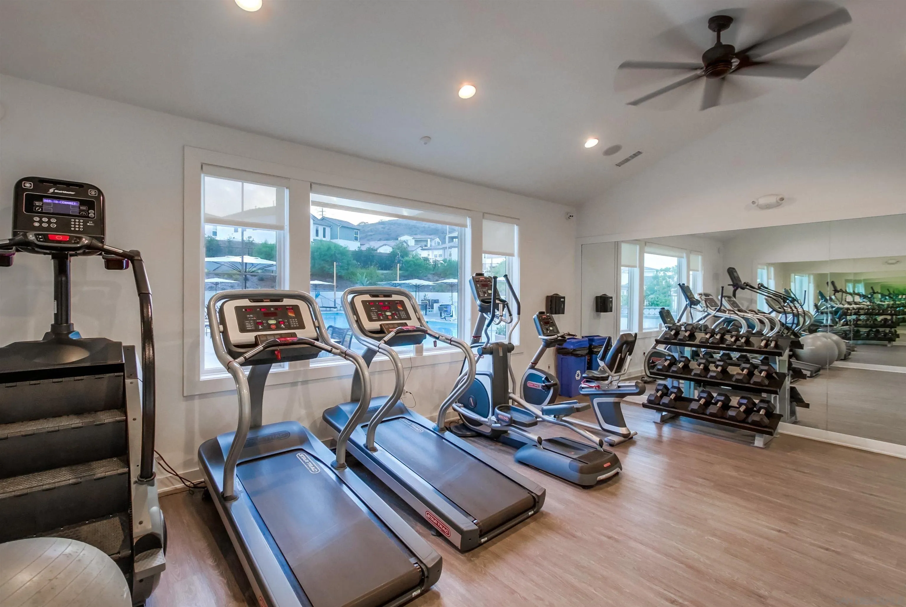 9041 West Bluff Place Santee, CA 92071 - Photo 37 of 42 a view of a room with gym equipment