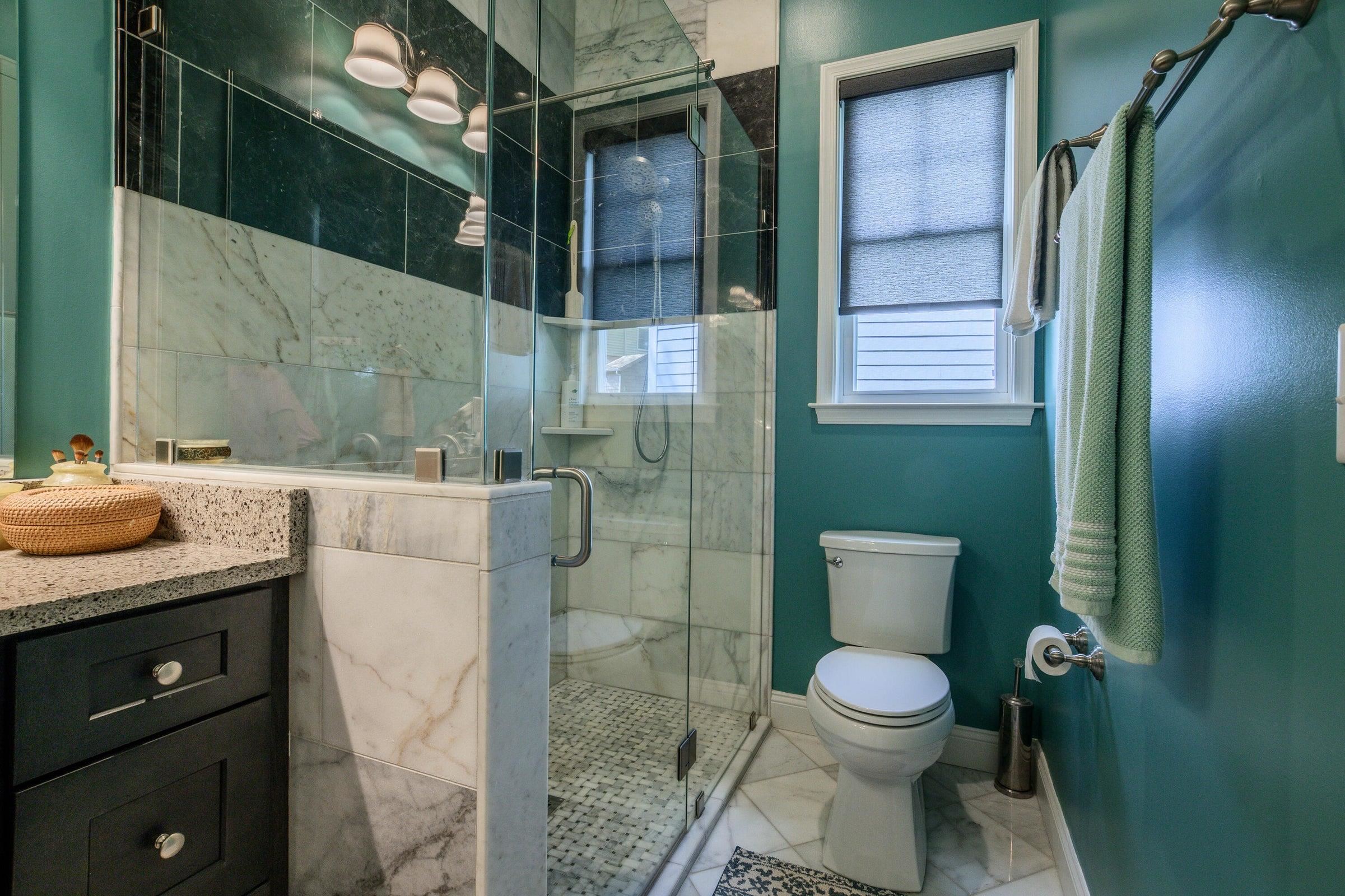 41 Chamberlain Loop Lexington, VA 24450 - Photo 26 of 41 a bathroom with a toilet a sink and shower