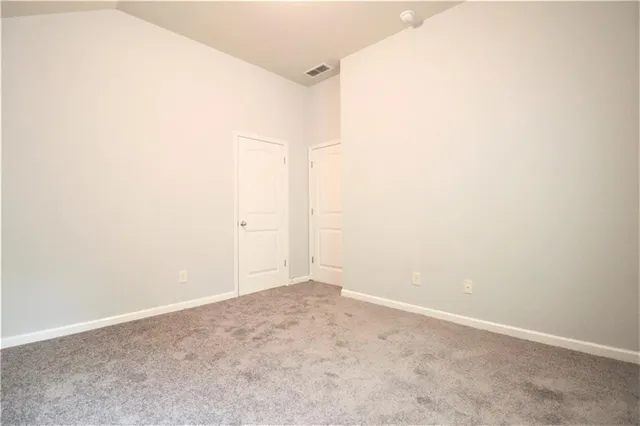 a view of an empty room