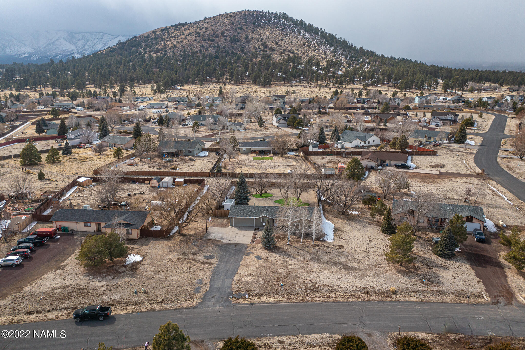 9732 Pioneer Valley Road Flagstaff, AZ 86004 - Photo 17 of 22 Drone Front