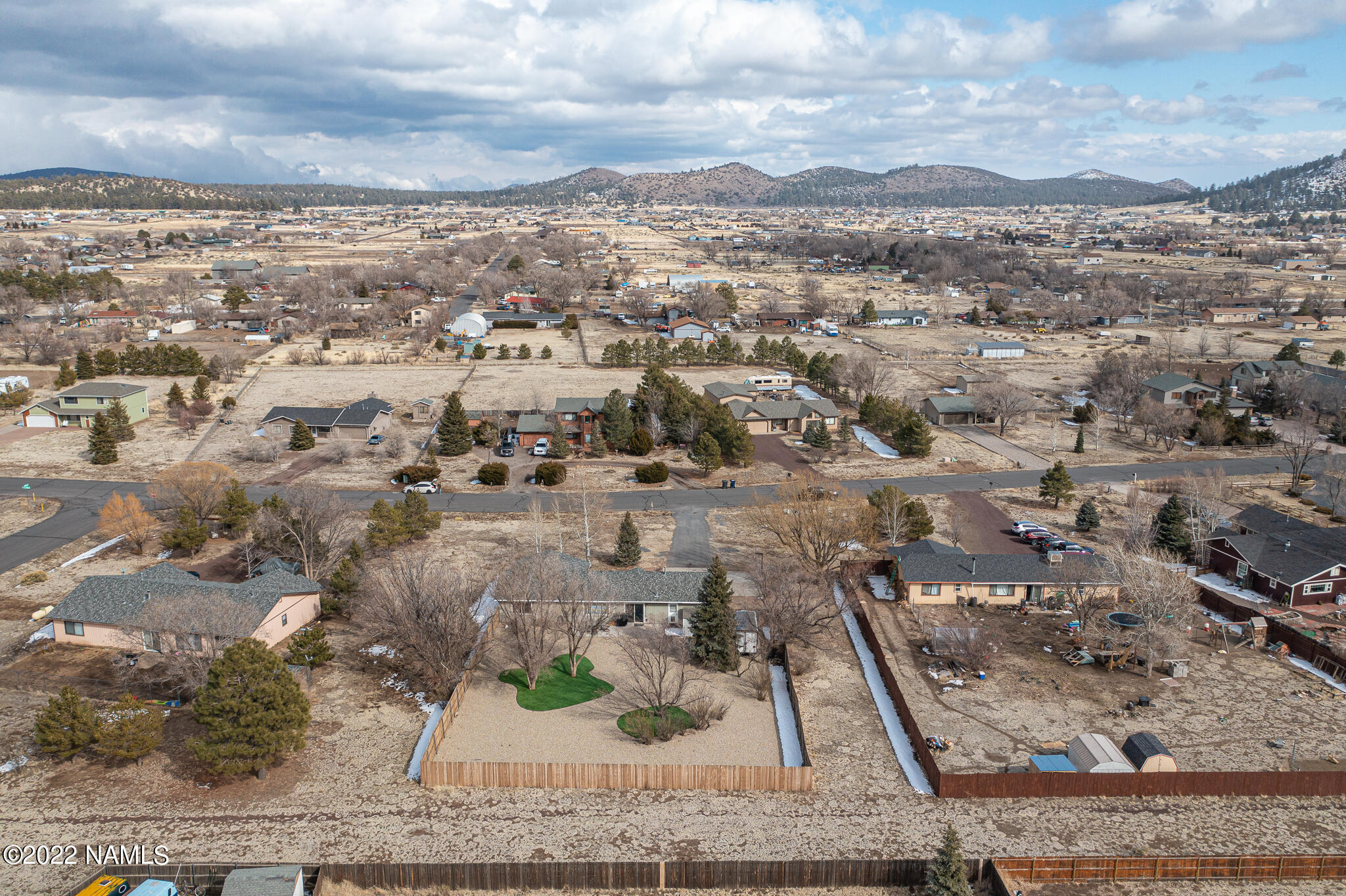 9732 Pioneer Valley Road Flagstaff, AZ 86004 - Photo 19 of 22 Drone Front