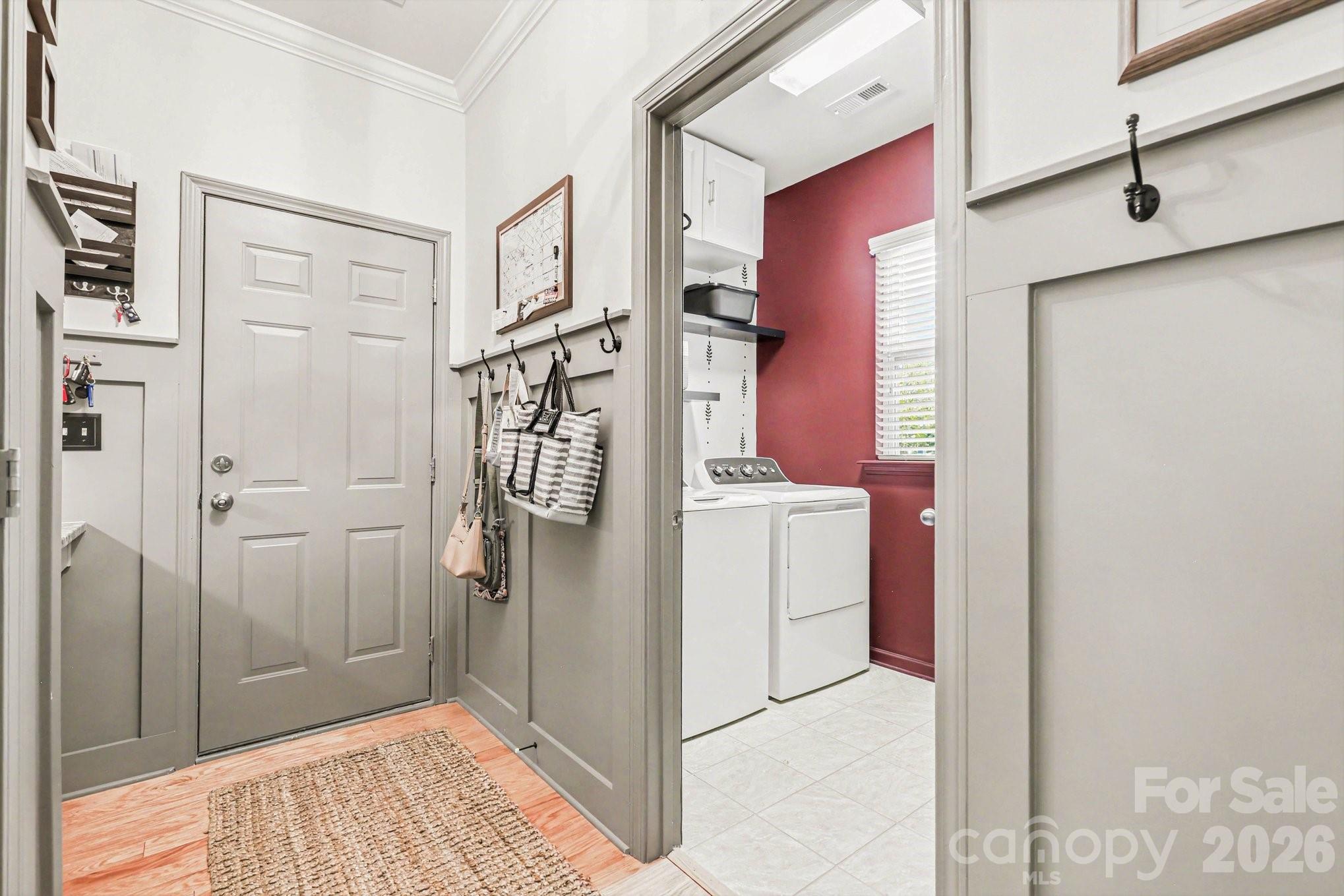 5153 Waterloo Drive Tega Cay, SC 29708 - Photo 26 of 29 a view of hallway with washer and dryer