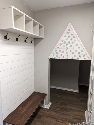 a view of a porch with a yard