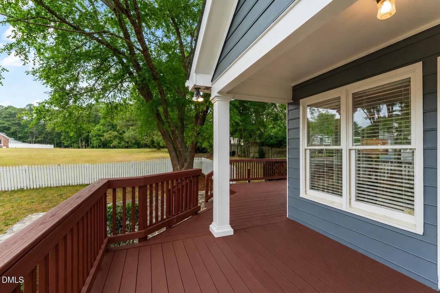 5405 Millrace Trail Raleigh, NC 27606 - Photo 29 of 44 Deck with fresh paint