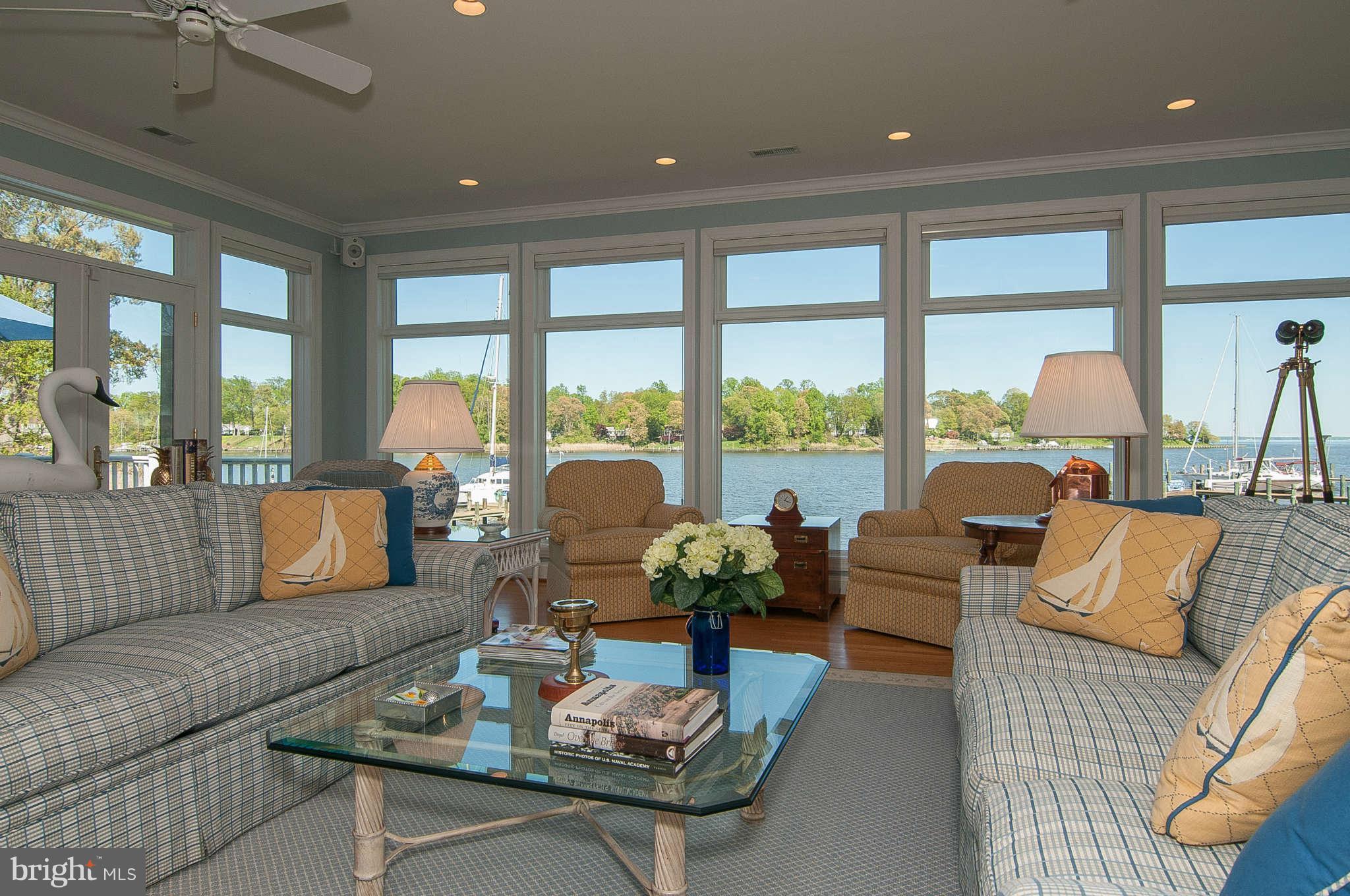 268 Providence Road Annapolis, MD 21409 - Photo 8 of 30 a living room with furniture and floor to ceiling windows