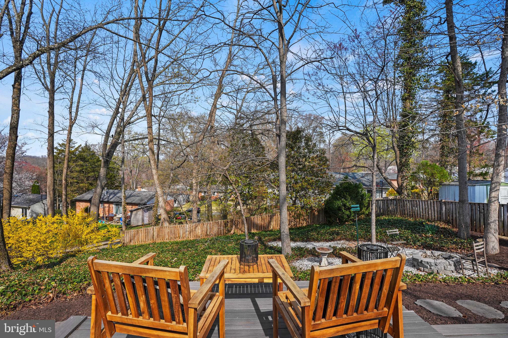 6708 Portree Court Springfield, VA 22152 - Photo 30 of 37 a view of an outdoor sitting area with furniture on roof