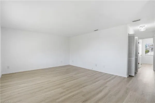 a view of an empty room