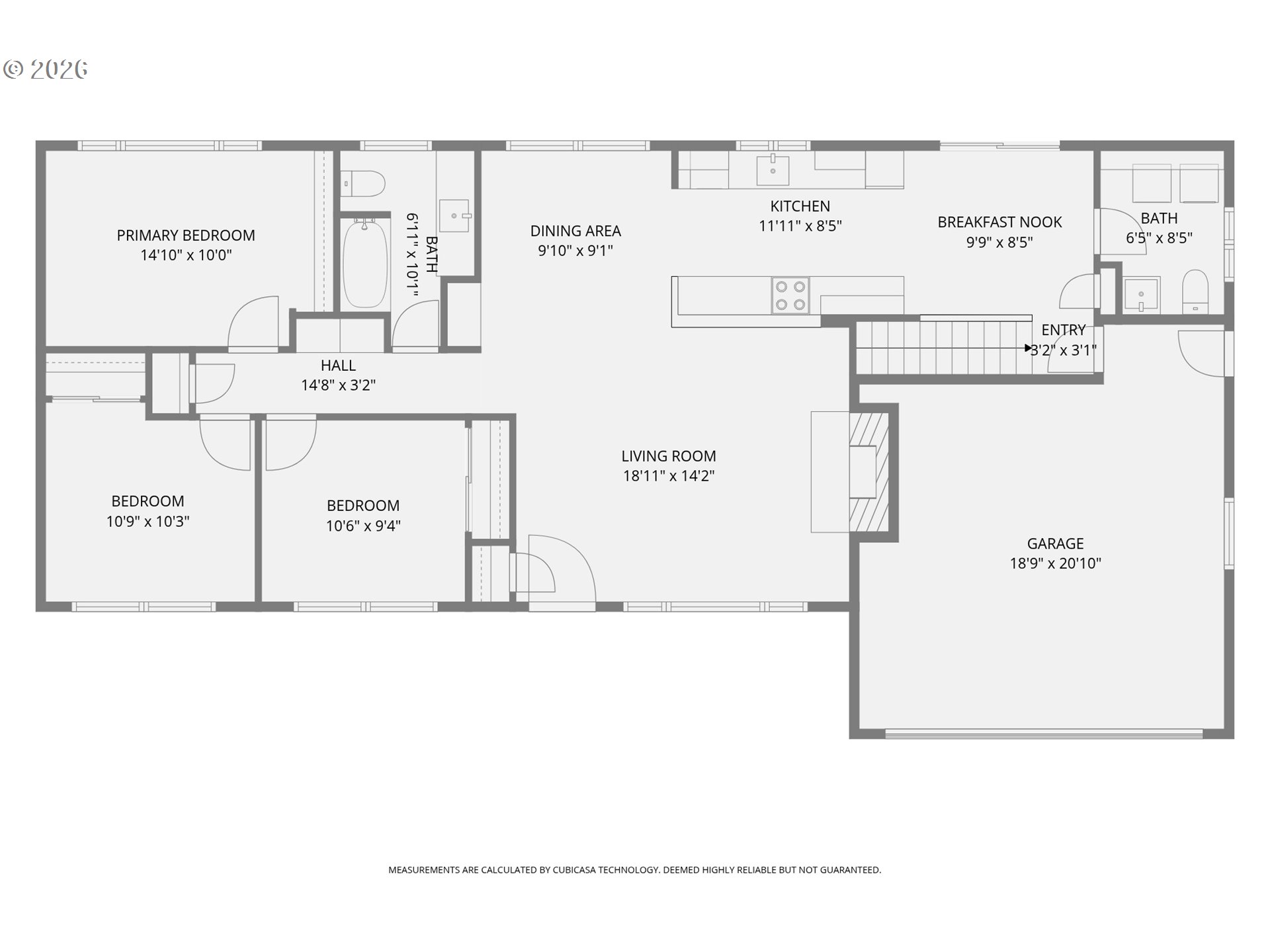 13614 Southeast Harrison Court Portland, OR 97233 - Photo 45 of 46 Floor Plan