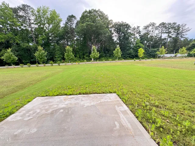 a view of an outdoor space and a yard