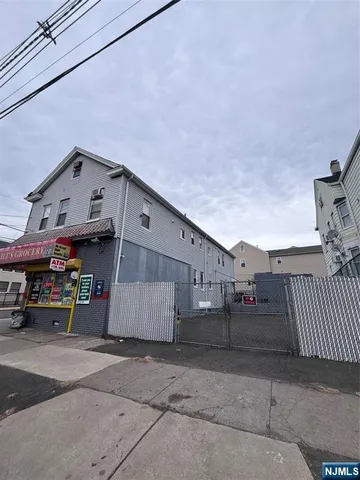 a view of a storage room with racks