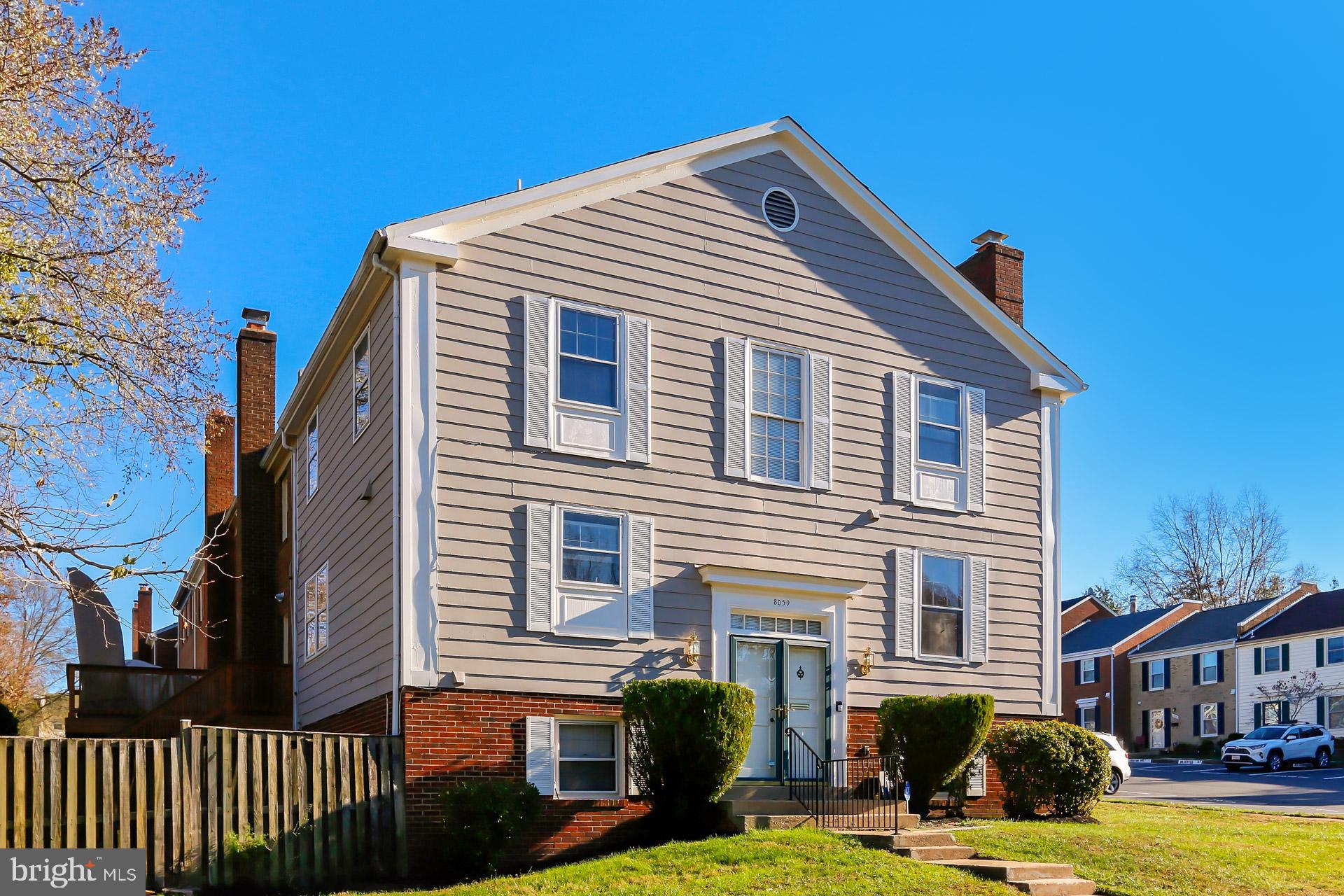 8059 Powderbrook Lane Springfield, VA 22153 - Photo 2 of 51 WOW, spacious end unit!